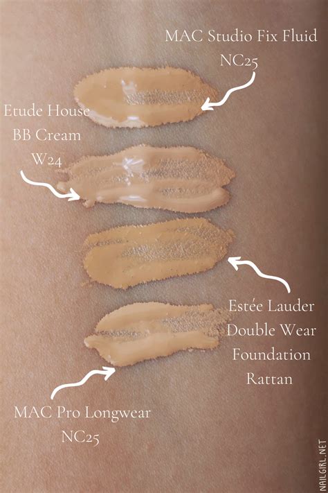 givenchy cashew 5.5 swatch foundation|NC25 Foundation Matches .